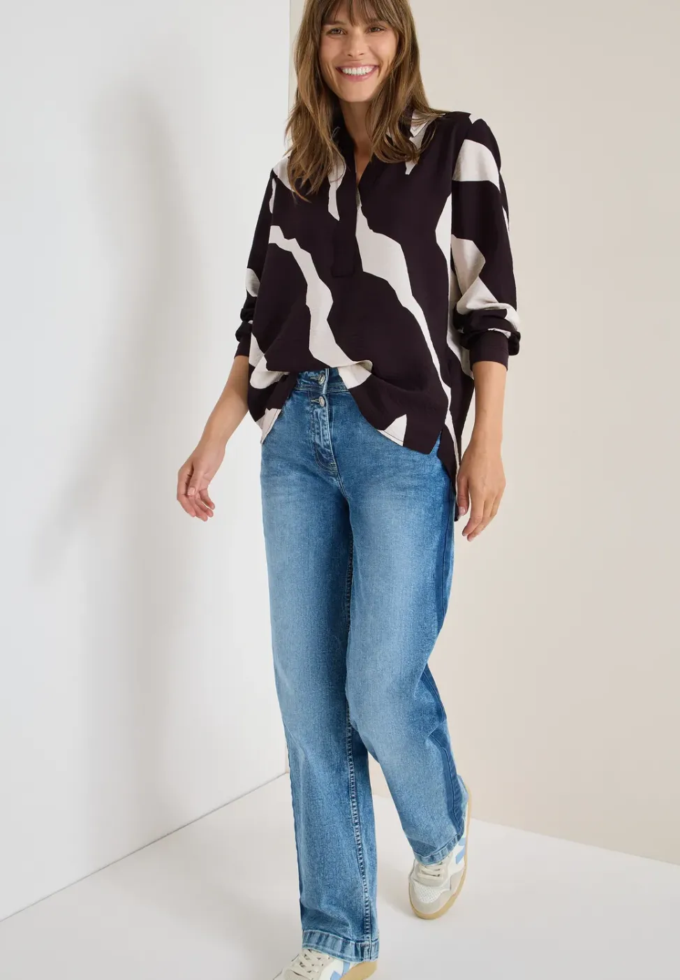 Print-Bluse