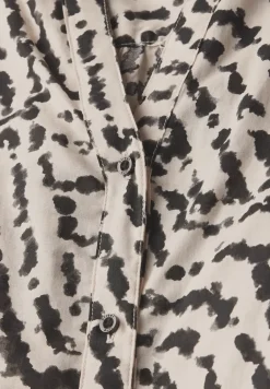 Print-Bluse mit Tapedetails