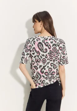 Print Burn Out T-Shirt