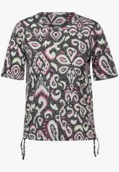 Print Burn Out T-Shirt