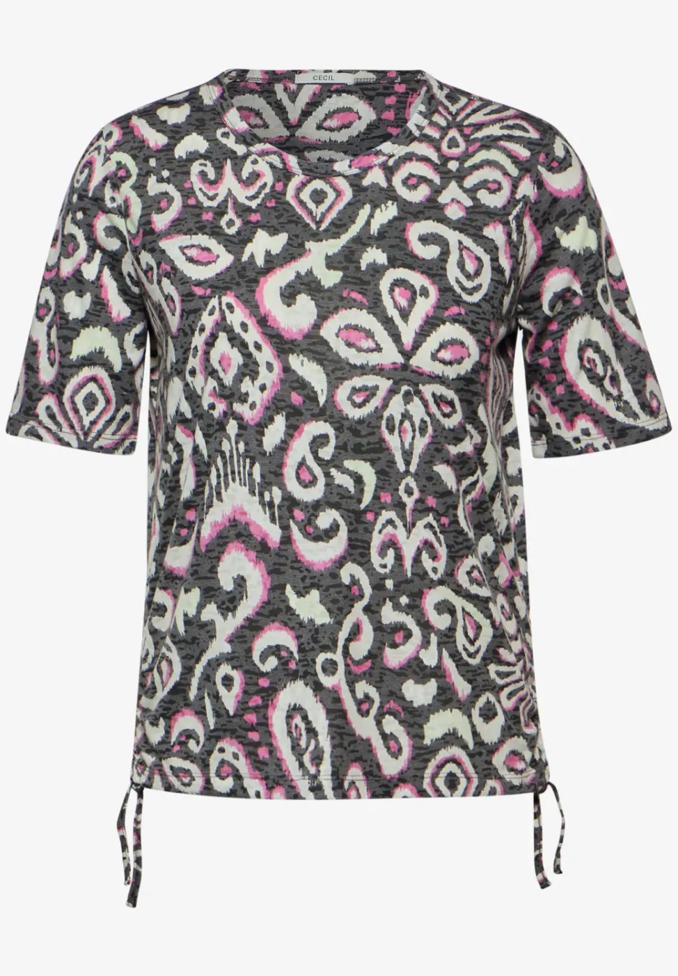 Print Burn Out T-Shirt