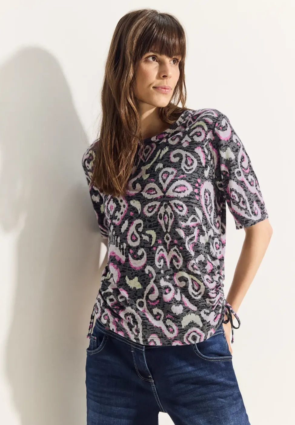 Print Burn Out T-Shirt