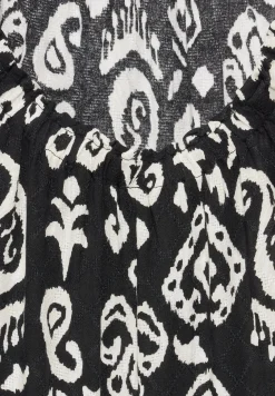 Print Carmen Bluse