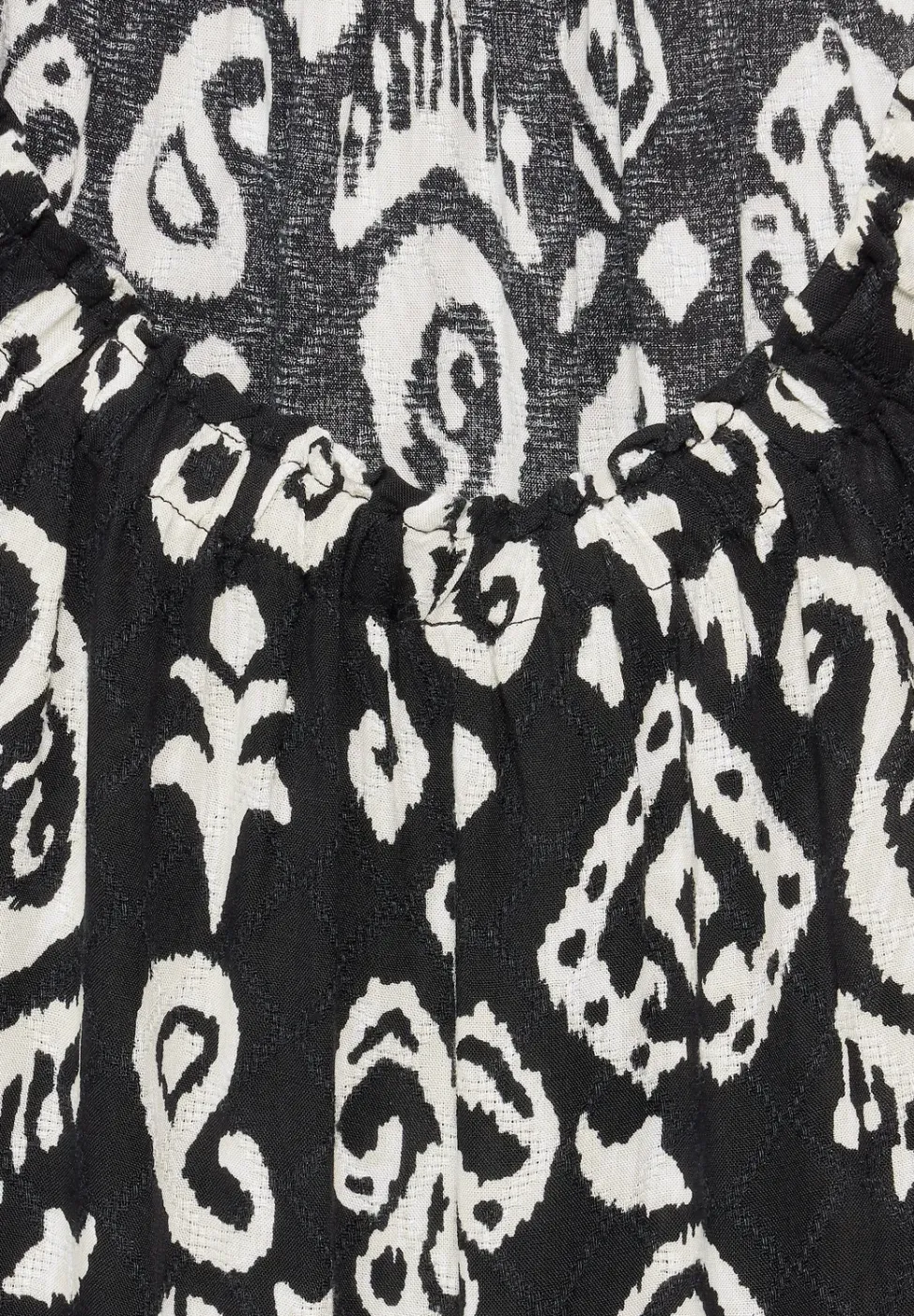 Print Carmen Bluse