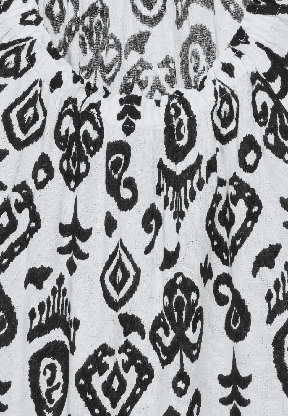 Print Carmen Bluse