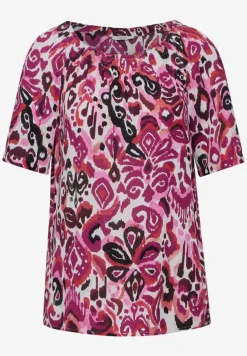Print Carmen Bluse