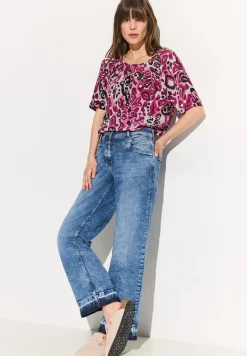 Print Carmen Bluse