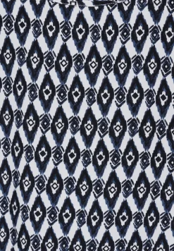 Print Knoten Bluse