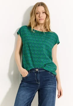 Print Knoten Bluse