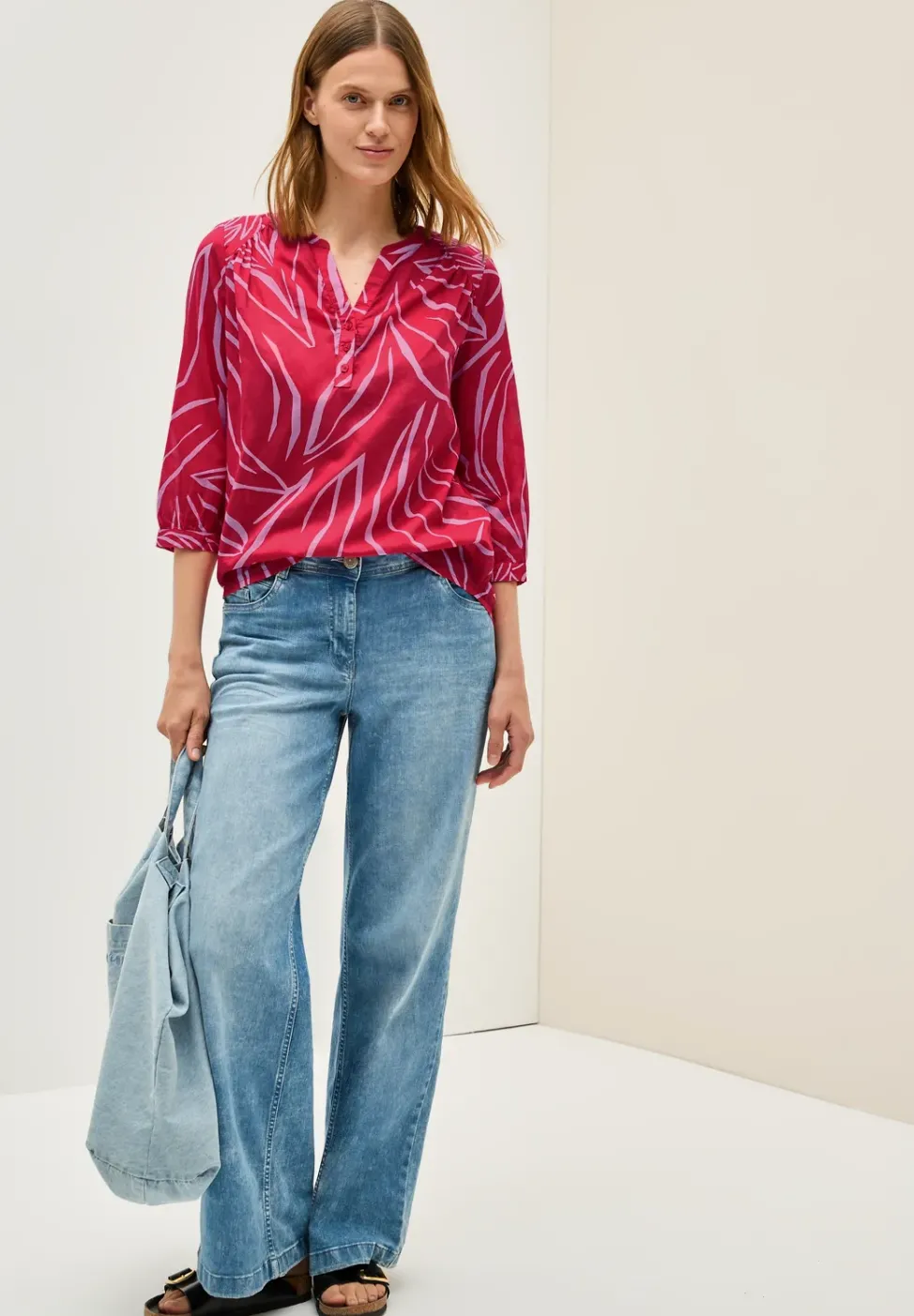 Print-Mix Bluse