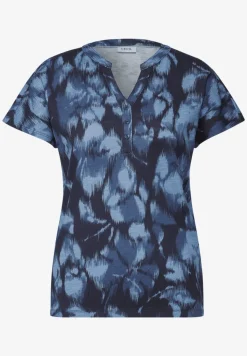 Print-Shirt im Tunika-Look