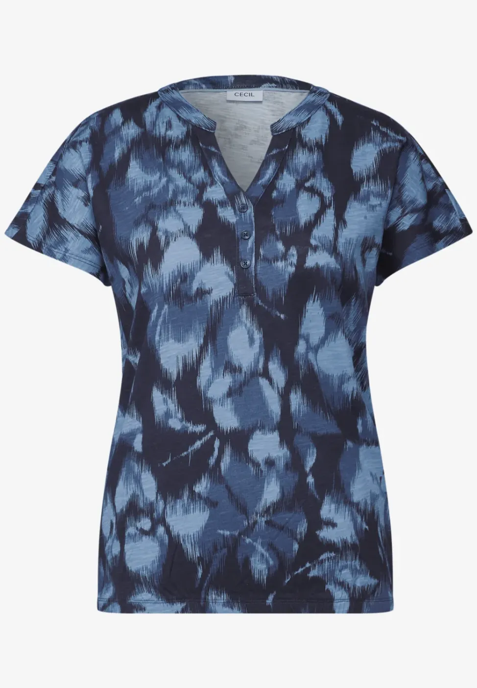 Print-Shirt im Tunika-Look