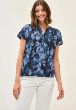 Print-Shirt im Tunika-Look