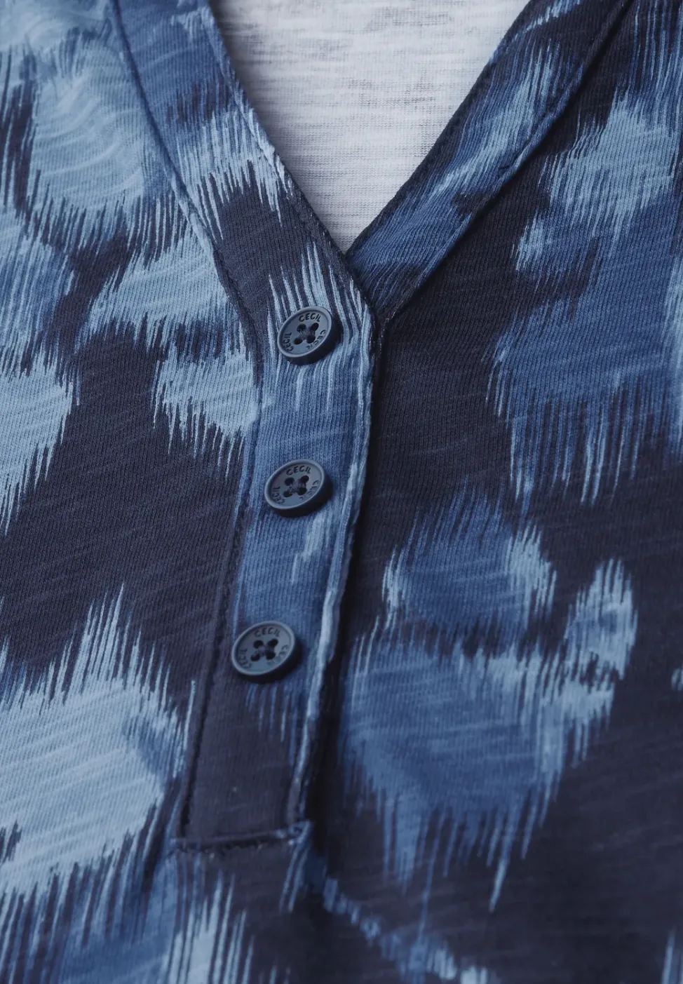 Print-Shirt im Tunika-Look