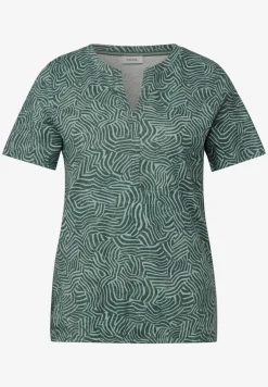 Print-Shirt im Tunika-Look