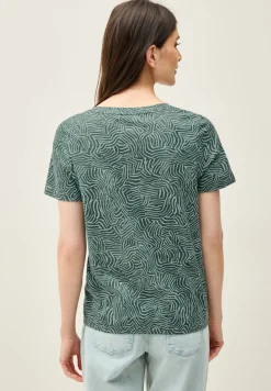 Print-Shirt im Tunika-Look