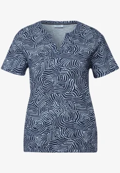 Print-Shirt im Tunika-Look