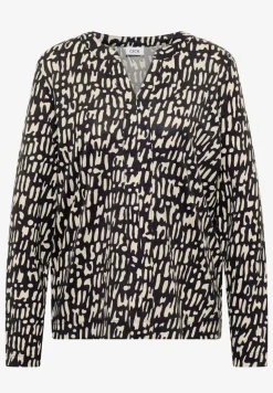 Print-Shirt im Tunika-Look