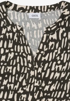Print-Shirt im Tunika-Look