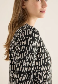 Print-Shirt im Tunika-Look
