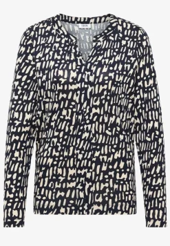 Print-Shirt im Tunika-Look