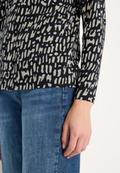 Print-Shirt im Tunika-Look