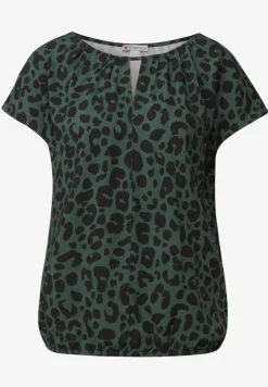 Print-Shirt mit Cut-Out