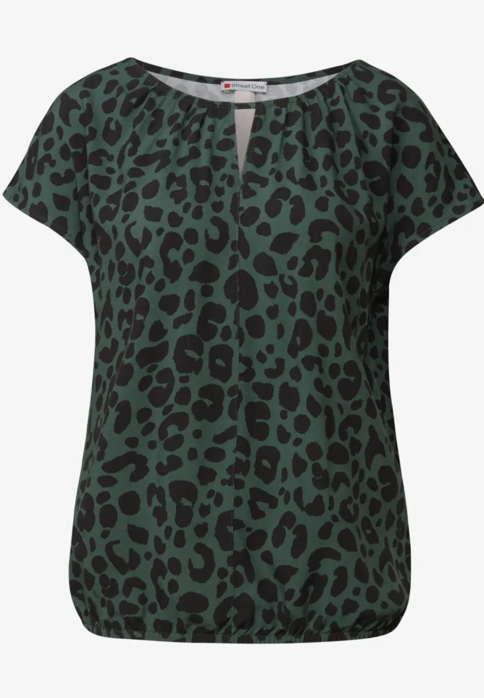 Print-Shirt mit Cut-Out