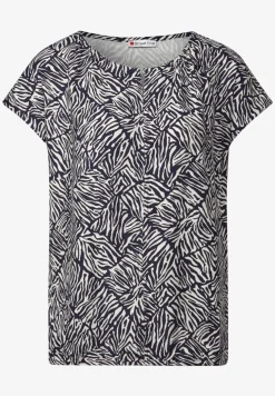 Print-Shirt mit Cut-Out