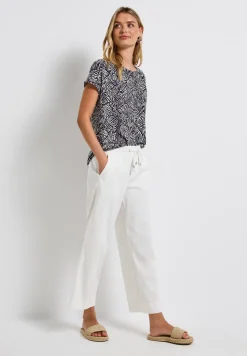 Print-Shirt mit Cut-Out