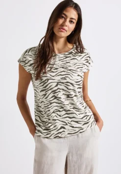 Print-Shirt mit Deko-Tape