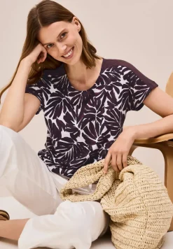 Print Shirt mit Details