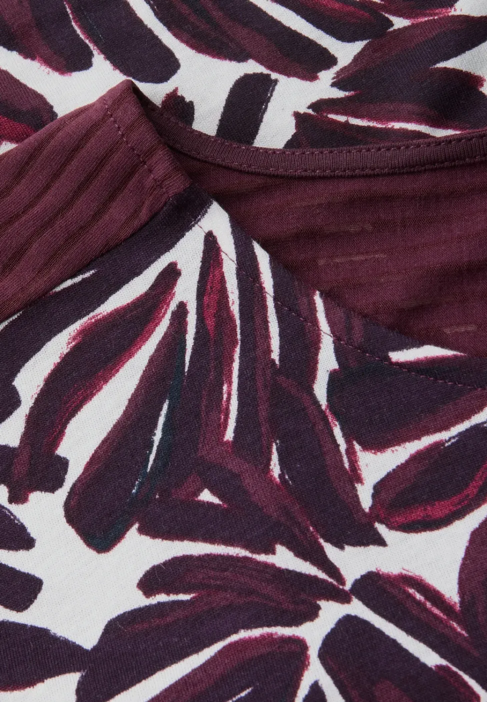 Print Shirt mit Details