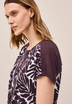 Print Shirt mit Details