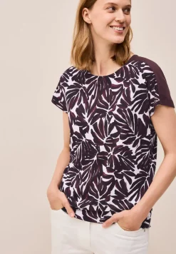 Print Shirt mit Details