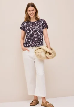 Print Shirt mit Details