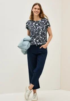 Print Shirt mit Details