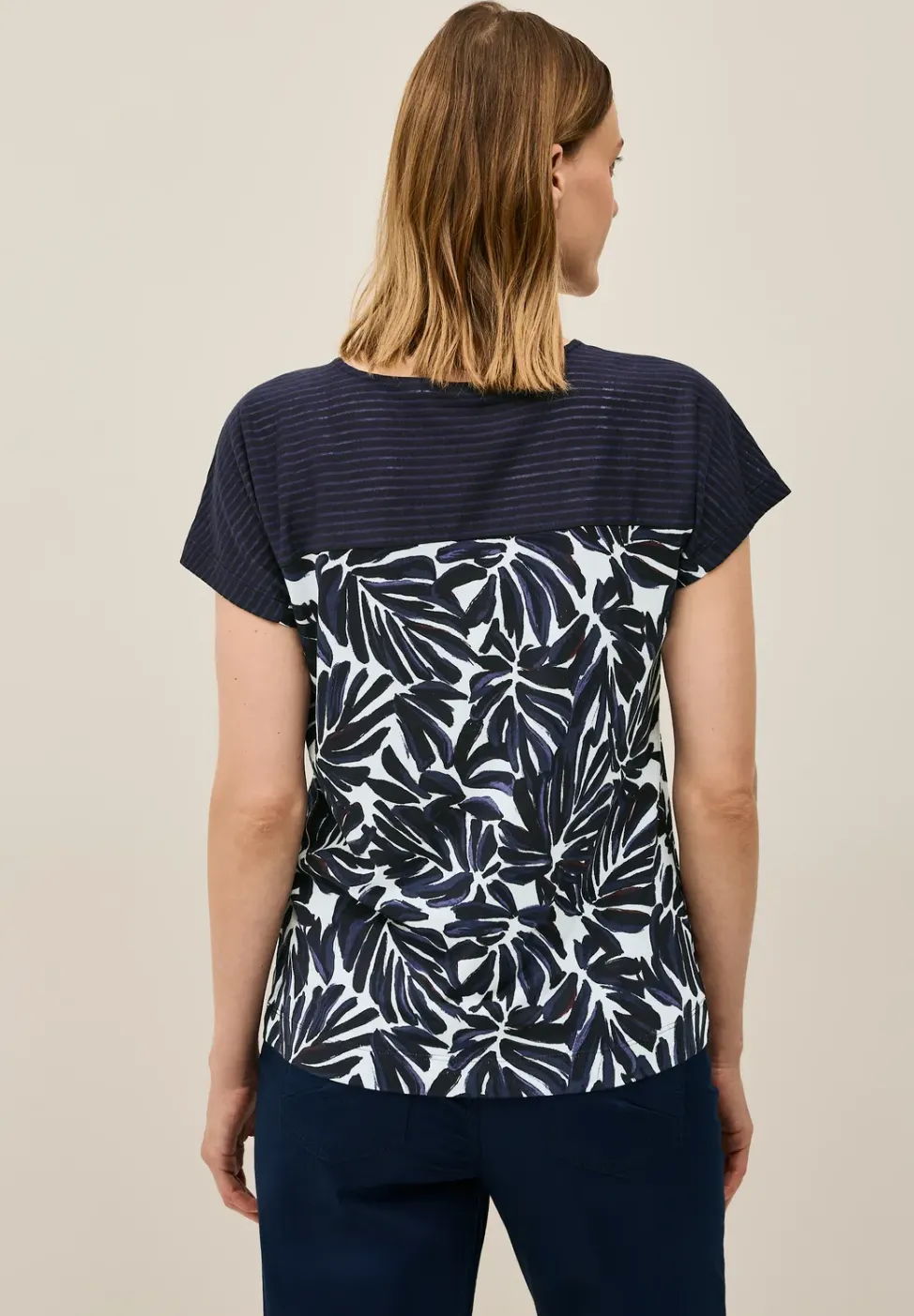 Print Shirt mit Details