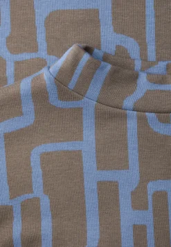 Print Shirt mit Tunnelzug