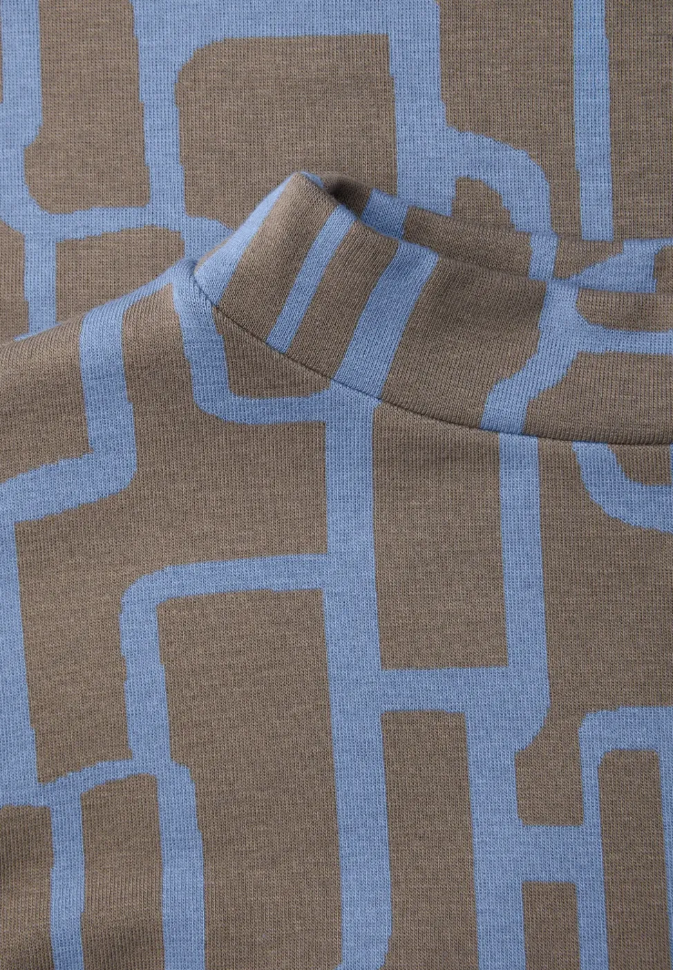 Print Shirt mit Tunnelzug
