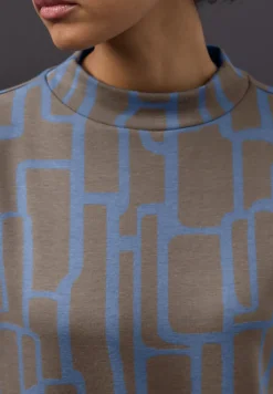 Print Shirt mit Tunnelzug