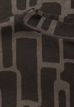 Print Shirt mit Tunnelzug