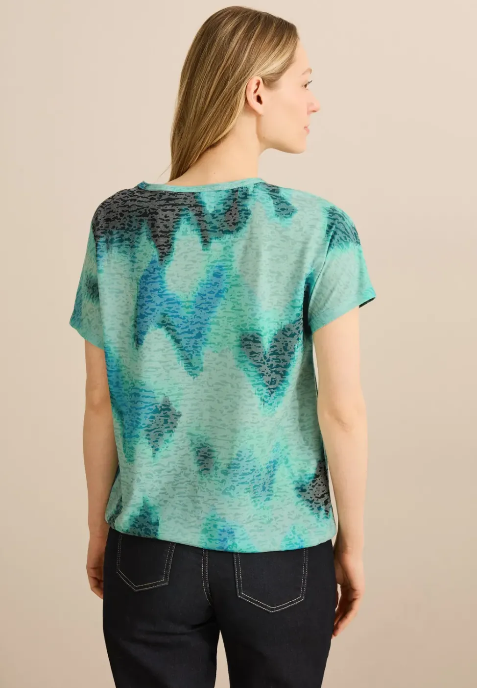 Print-Shirt mit Wording