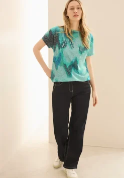 Print-Shirt mit Wording