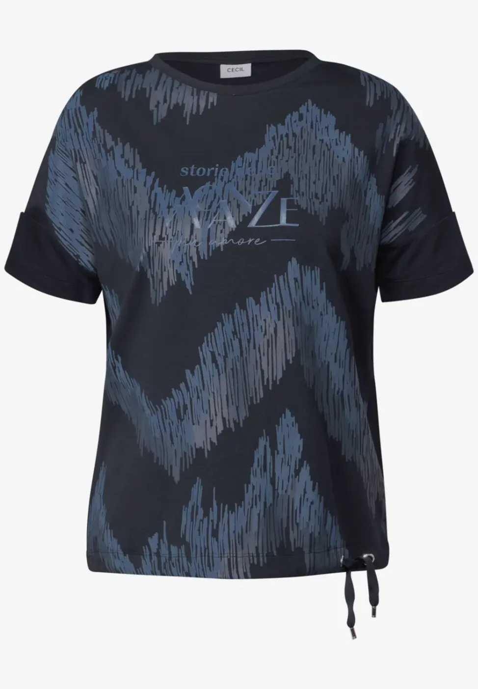 Print-Shirt mit Wording