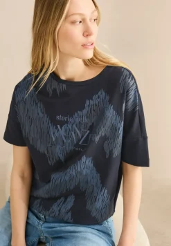 Print-Shirt mit Wording