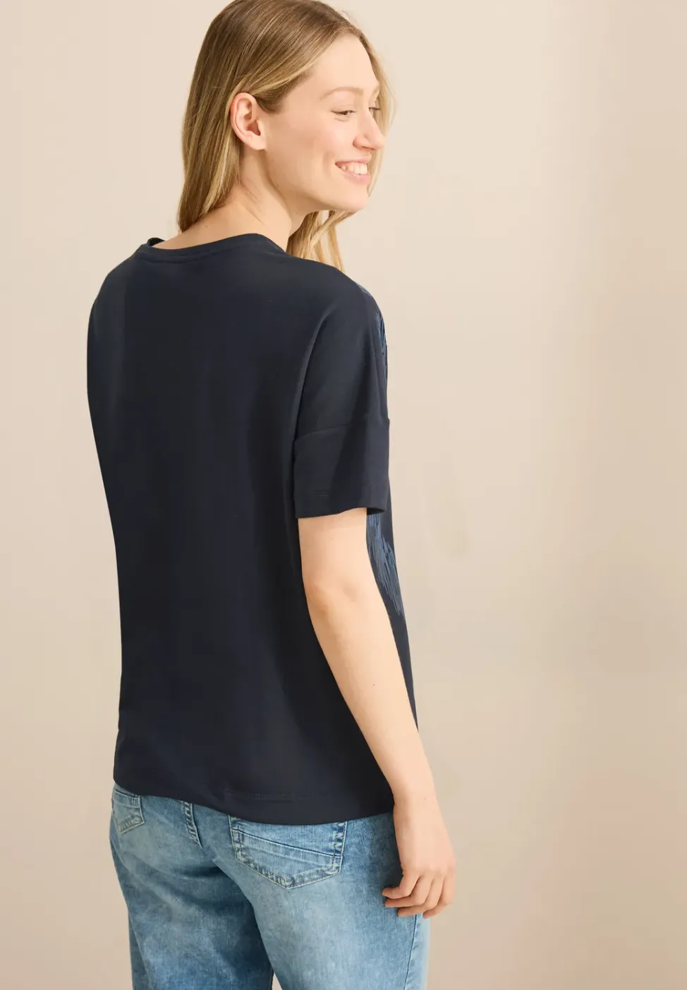 Print-Shirt mit Wording