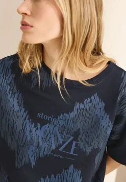 Print-Shirt mit Wording