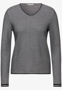 Pulli mit Strukturstreifen