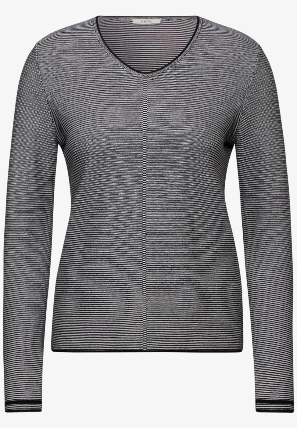 Pulli mit Strukturstreifen